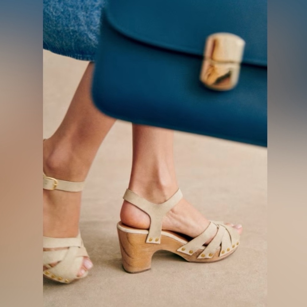 Sézane Isabelle Clogs in Sandstone FR 42 / US 11 - Picture 10 of 12